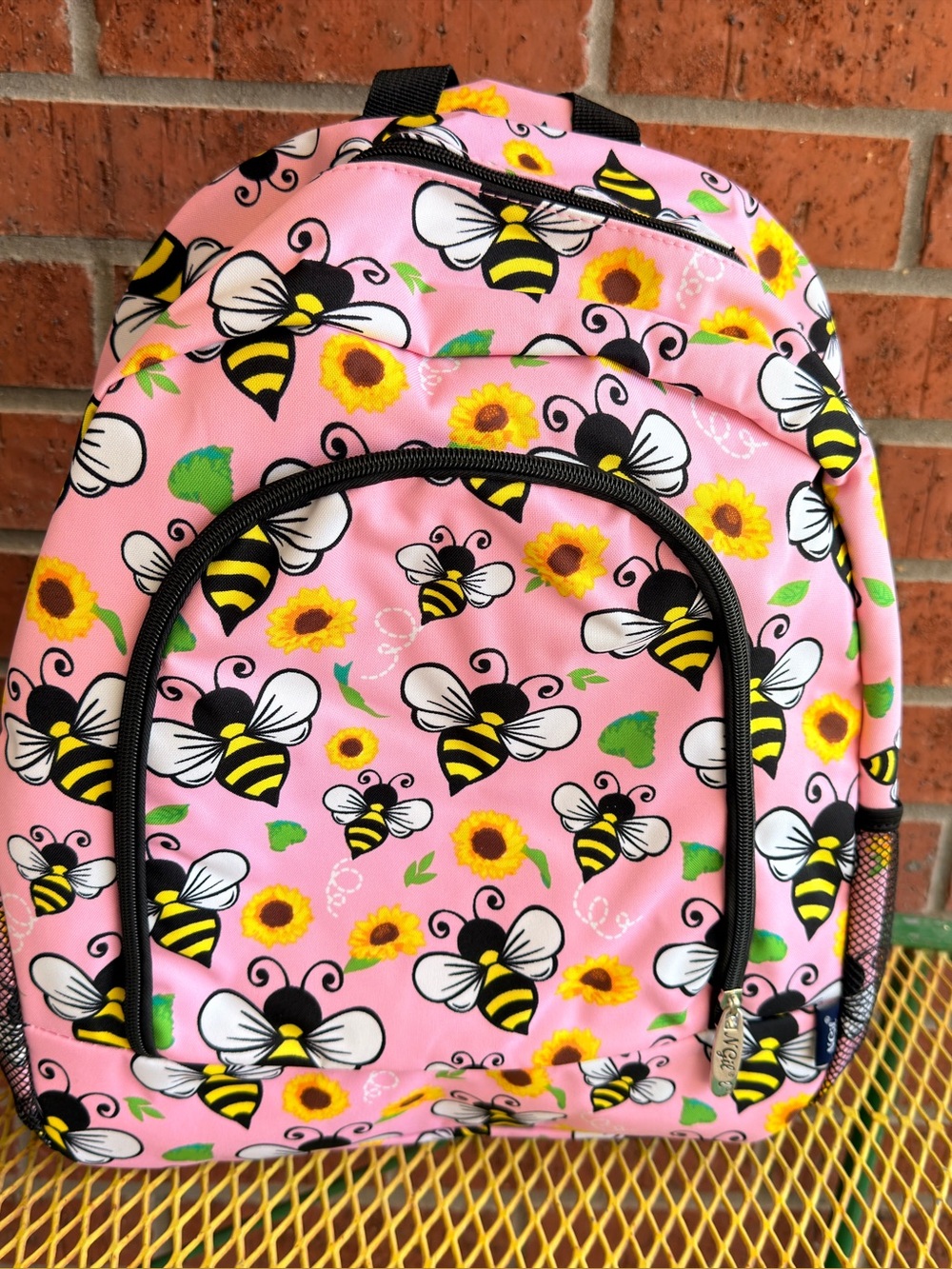 NWT NGIL Pink Bee and Sunflower Backpack - Girls pink Backpack